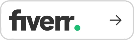 fiverr. logo displayed on a white rounded rectangular button with gray border; a small green dot after the word and a right-pointing arrow at the...