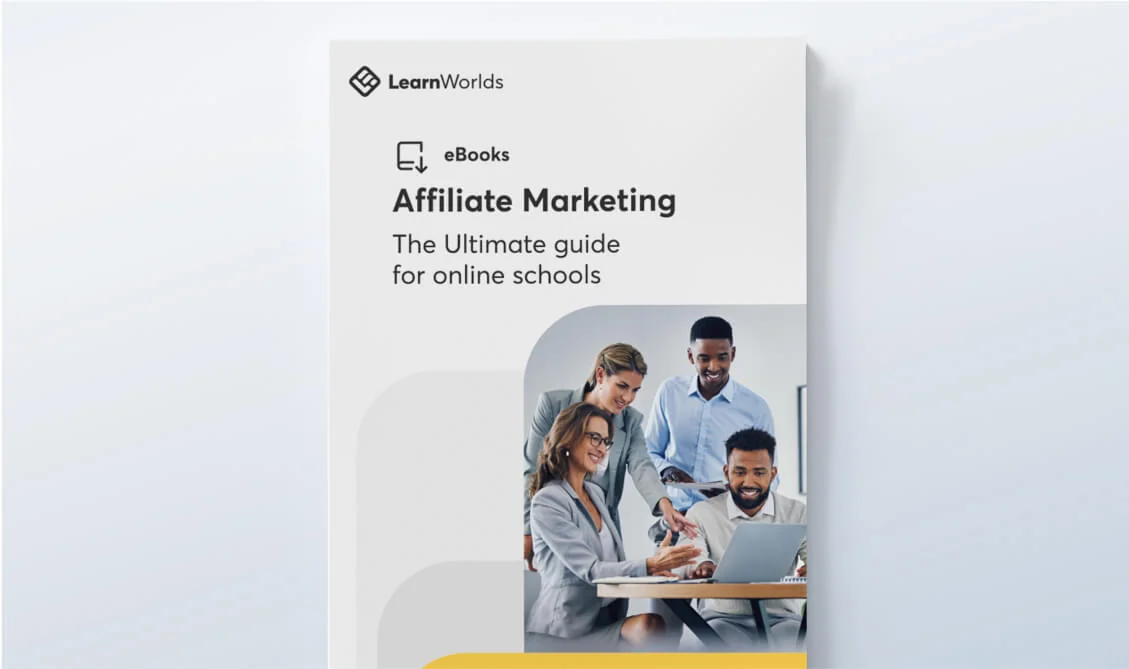Transcription: LearnWorlds Checklists Build your customer training program A super handy checklist for stress-free planning Booklet cover shows a...