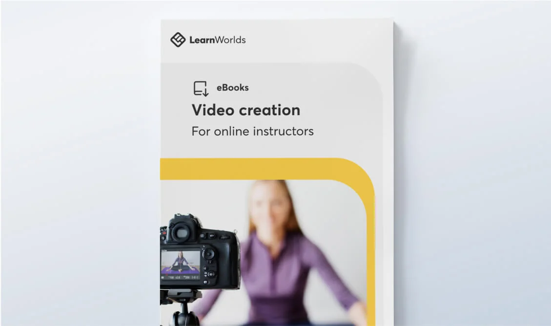 Transcription: LearnWorlds Checklists Build your customer training program A super handy checklist for stress-free planning Booklet cover shows a...
