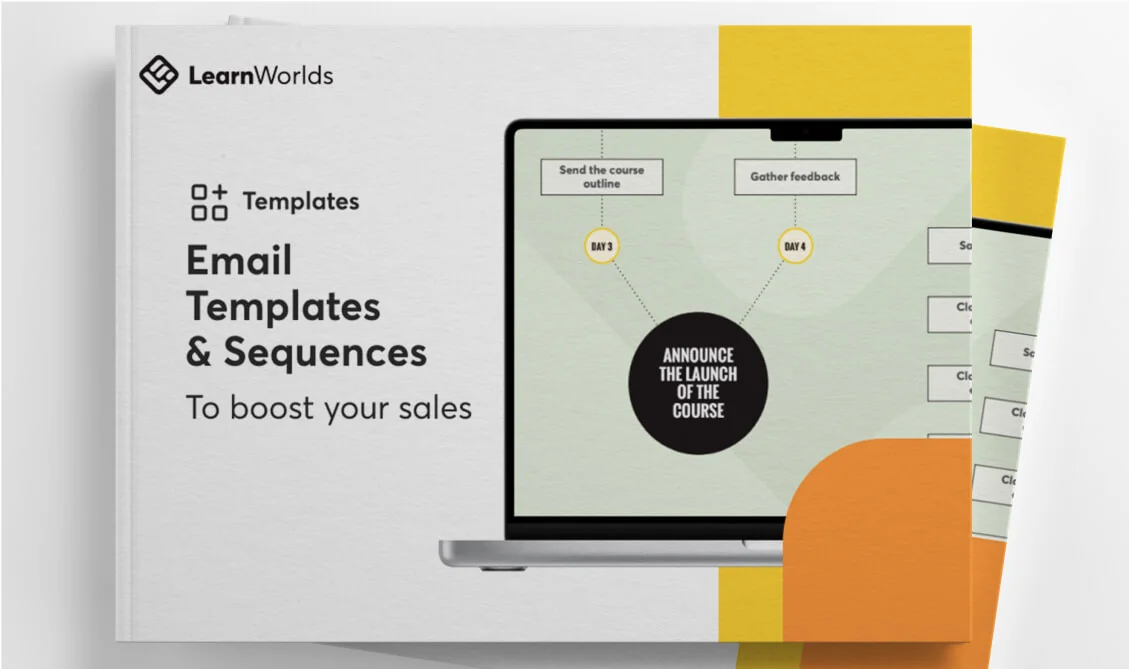 Transcription: LearnWorlds Checklists Build your customer training program A super handy checklist for stress-free planning Booklet cover shows a...