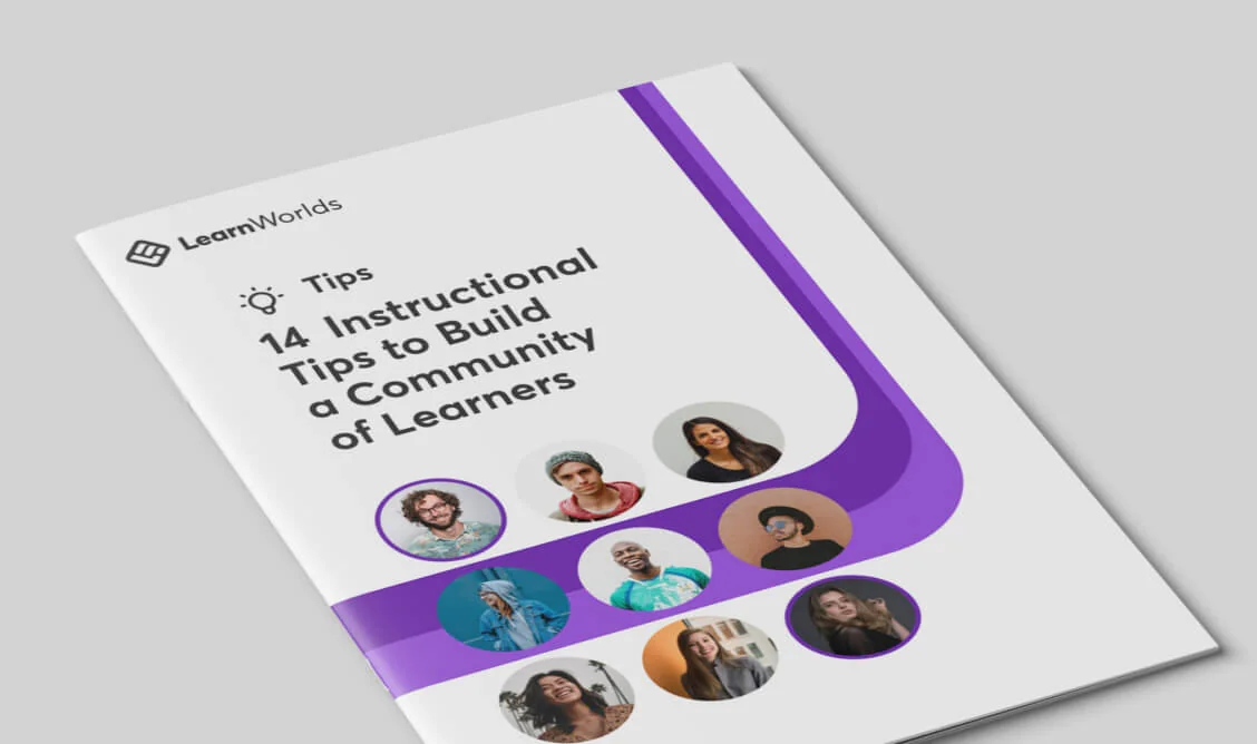 Transcription: LearnWorlds Checklists Build your customer training program A super handy checklist for stress-free planning Booklet cover shows a...